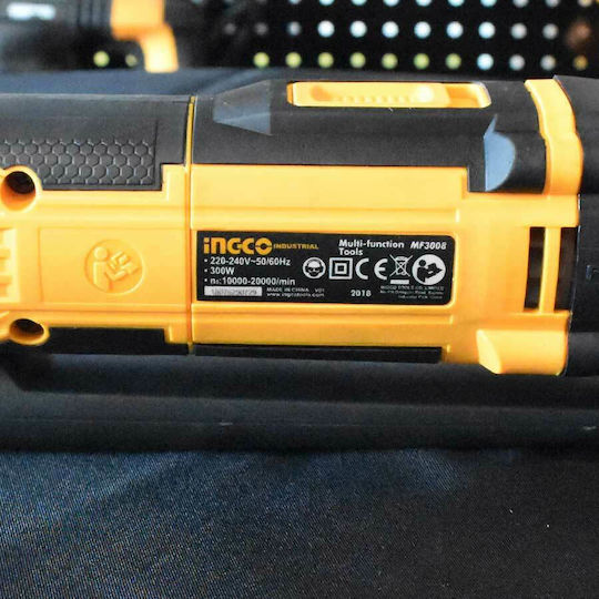 Ingco Παλινδρομικό Πολυεργαλείο 300W με Ρύθμιση Ταχύτητας