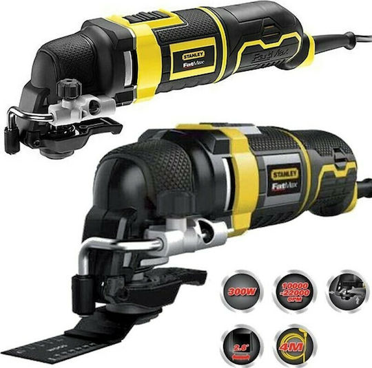 Stanley Παλινδρομικό Πολυεργαλείο 300W με Ρύθμιση Ταχύτητας