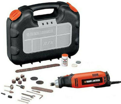 Black & Decker RT650KA Rotierend Elektrisches Multifunktionswerkzeug mit Geschwindigkeitsregelung