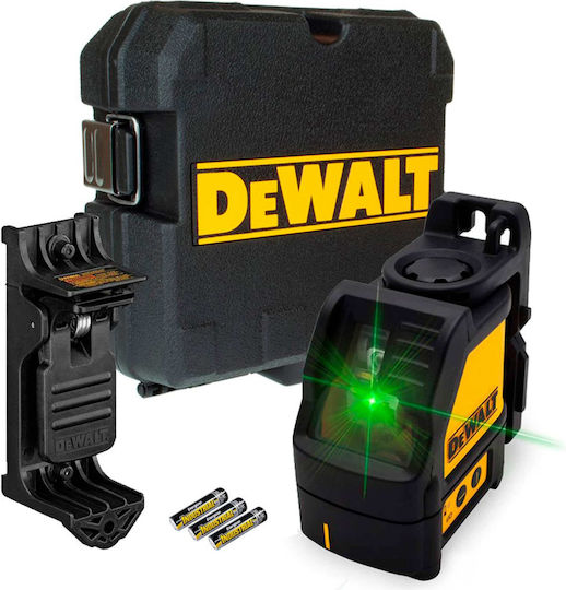 DEWALT DW088CG Αυτορυθμιζόμενο Γραμμικό Αλφάδι Laser Πράσινης Δέσμης 4.5V με Εύρος Εργασίας 50m