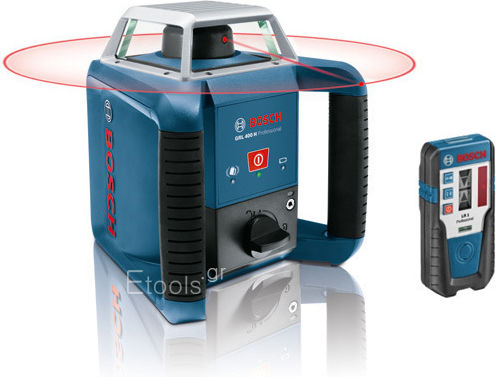Bosch GRL 400 H Self-leveling Rotational Laser Level Red Beam 1.5V with Working Range 20m