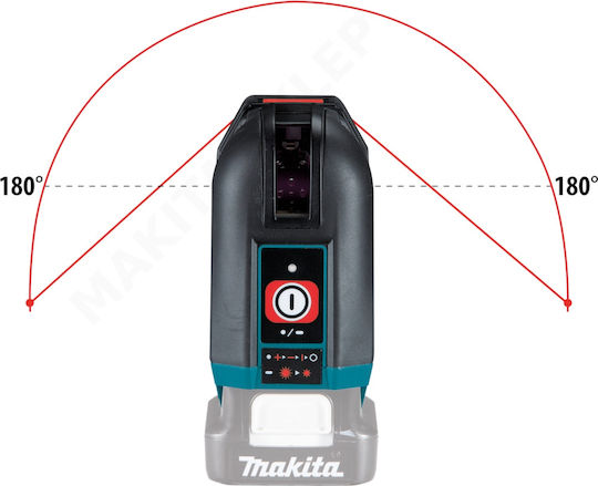 Makita Self-leveling Linear Laser Level Red Beam 10.8V with Working Range 25m