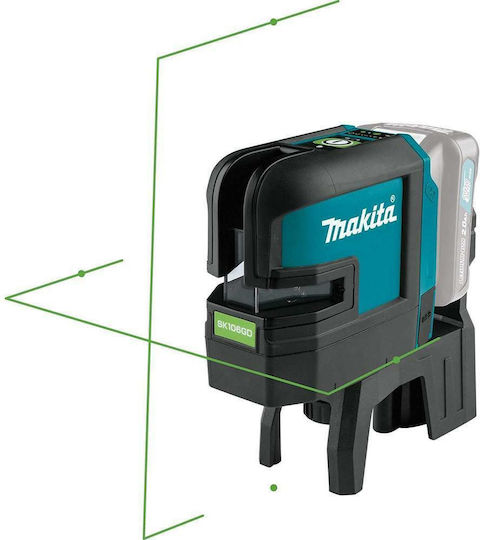 Makita Αυτορυθμιζόμενο Γραμμικό Αλφάδι Laser Πράσινης Δέσμης 10.8V με Εύρος Εργασίας 35m