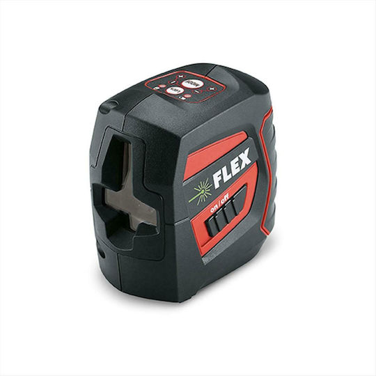 Flex Alc 3/1-G Αυτορυθμιζόμενο Γραμμικό Αλφάδι Laser Πράσινης Δέσμης 3.7V με Εύρος Εργασίας 20m