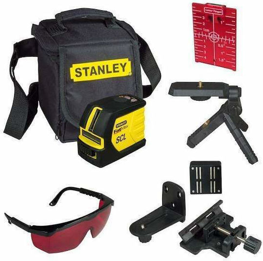 Stanley Fatmax Selbstnivellierend Linear Laser-Wasserwaage Roter Strahl mit Arbeitsbereich 15m