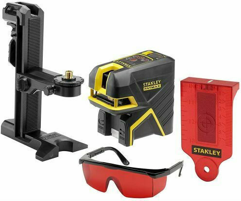 Stanley Fatmax Linear Laser-Wasserwaage Roter Strahl mit Arbeitsbereich 15m