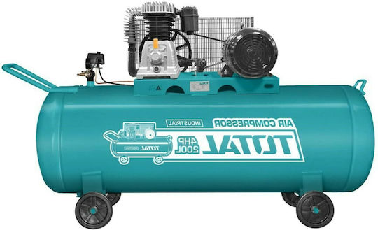 Total Μονοφασικό Κομπρεσέρ Αέρος με Ισχύ 4hp και Αεροφυλάκιο 200lt