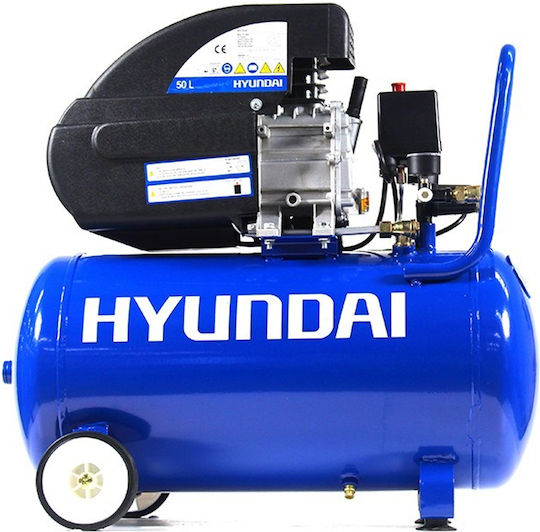 Hyundai H25L Single-Phase Air Compressors with Power 2hp and Airtank 25lt 67B02