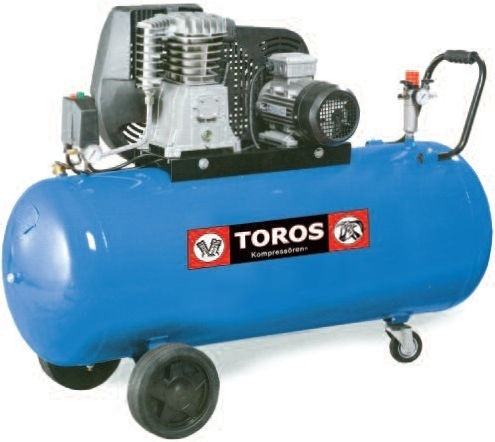 Toros N6-500F-7.5T Trei faze Compresor de aer cu Putere 7.5hp și Rezervor de aer 500lt 602013