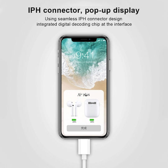 WK Y19 Earbuds Handsfree with Lightning Connector White
