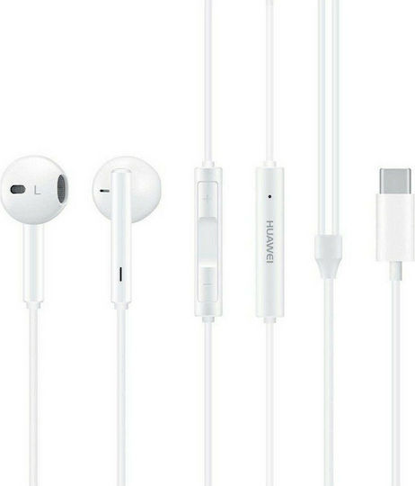Huawei CM33 Bulk Earbuds Handsfree Headphones with Connector USB-C White