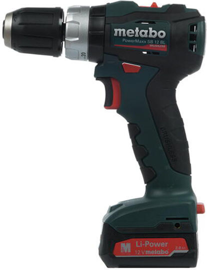 Metabo Combo Set 2.7.2 12 V Impact Drill Driver & Impact Screwdriver 12V with 2 Batteries 2Ah and Case