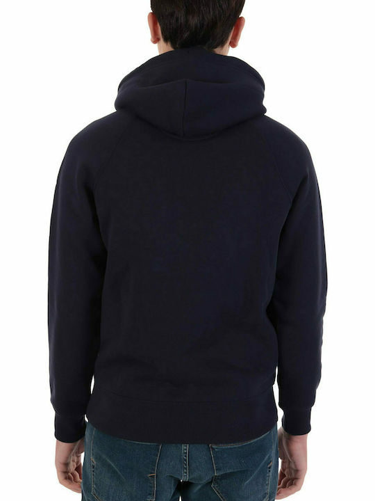 Gant Navy Blue with Hood