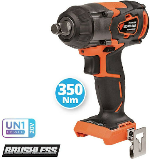 Krausmann US105-24SB Set Schlagschrauber & Schlagschraubendreher Brushless 20V mit 2 Batterien 4Ah und Hülle