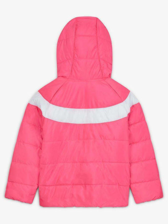 Geci pentru Copii Sport Scurt cu Glugă Fuchsie
