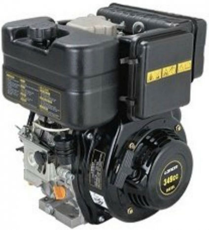 Loncin D350F Κινητήρας Πετρελαίου 349cc 6.7hp Μέγιστων Στροφών 3600rpm με Κώνο