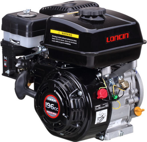 Loncin G200F Бензинов двигател 196сс 6к.с Μέγιστων Στροφών 3600обороти в минута Οριζόντιου Άξονα με Σφήνα και Μίζα