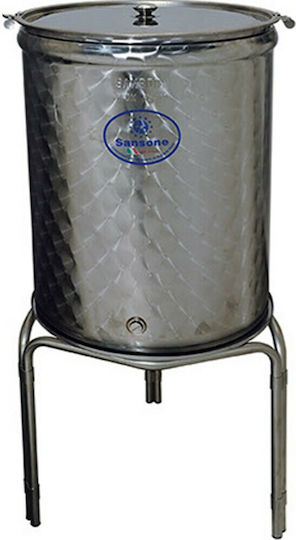 Sansone Δοχείο Inox Ανοικτού Τύπου Κωνικό 200lt 125.117