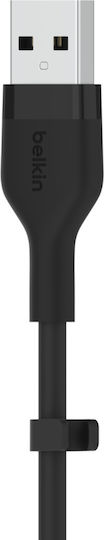 Belkin BoostCharge Flex USB 2.0 Cable USB-C Male - USB-A 15W Black 1m CAB008BT1MBK