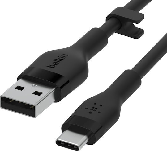 Belkin BoostCharge Flex USB 2.0 Cable USB-C Male - USB-A 15W Black 1m CAB008BT1MBK