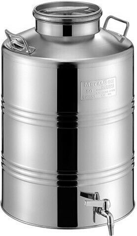 Metal Box Δοχείο Inox 28SL180 Ανοικτού Τύπου Επίπεδο 15lt 28SL180-15