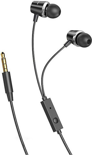 Awei PC-2 În ureche Handsfree cu două căști cu mufă 3.5mm Negru