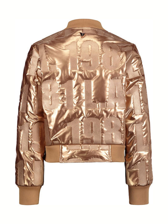 Kids' Bomber Short Gold