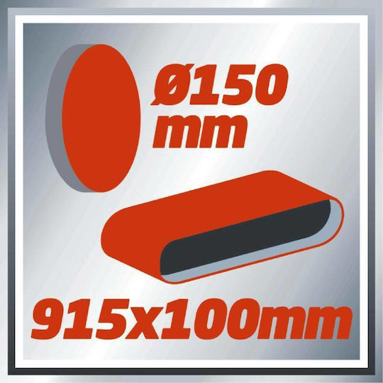 Einhell TC-US 400 Film/Disc Scrubber cu Putere 375W Diametru Disc 150mm și Viteză de Tăiere 50rpm