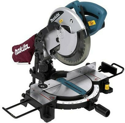 Makita Miter Säge mit Leistung 1500W, Sägeblattdurchmesser 255mm & Schnittgeschwindigkeit 4200Umdrehungen pro Minute