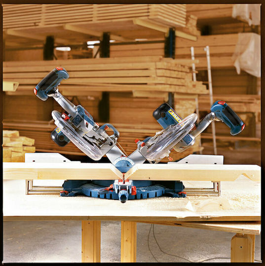 Bosch GCM 10 SD Фугопила Ток Плъзгащо се с Мощност 1800W & Диаметър на Диска за Рязане 305мм