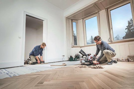 Metabo KGS 18 LTX 216 Φαλτσοπρίονο Μπαταρίας 18V Συρόμενο με Οδηγό Laser & Διάμετρο 216mm Solo