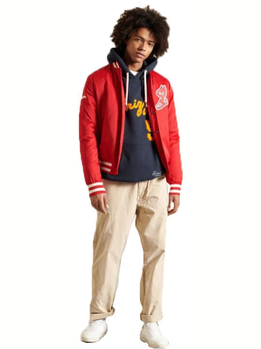 Collegiate Sweatshirt with Hood Eclipse Navy