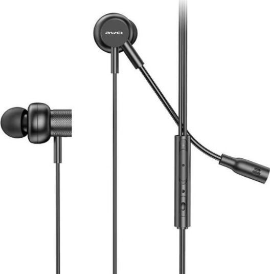 Awei L2 In-ear Handsfree με Βύσμα 3.5mm Μαύρο