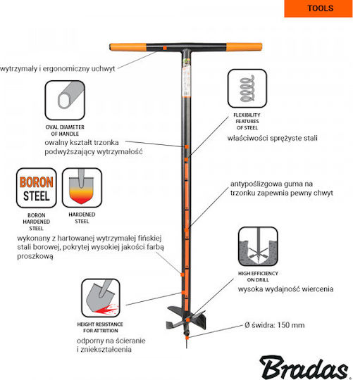 Bradas Hand Drill KT-V2051
