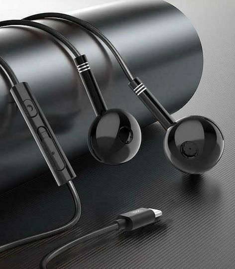 XO EP29 Earbuds Handsfree με Βύσμα USB-C Μαύρο