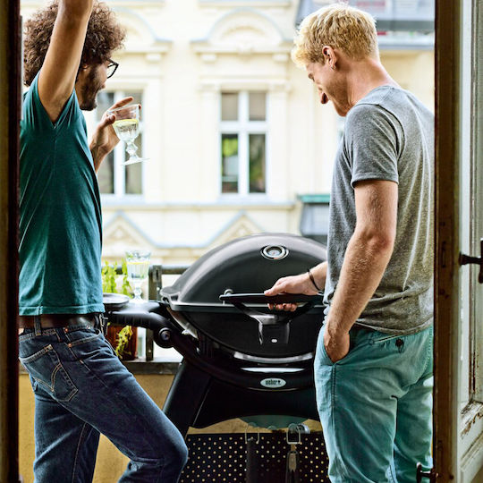 Weber Q3200 Grătar pe gaz Din fontă Grătar 63bucx45buccm cu 2 buc 6.35kW