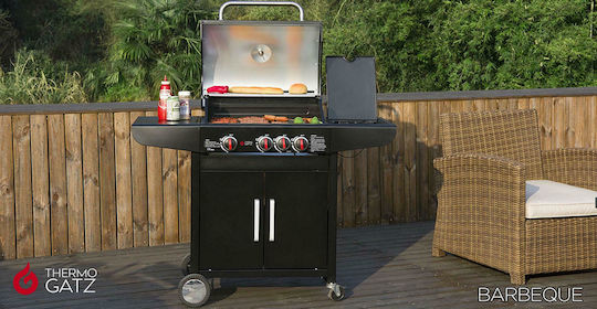 Thermogatz GS Grill Lux Gas Grill with 3 pcs 9kW and Side Burner