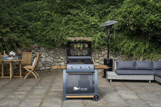Sahara BBQ S350 Газово Барбекю Решетка 49брx66брсм. с 3 бр 13кВт