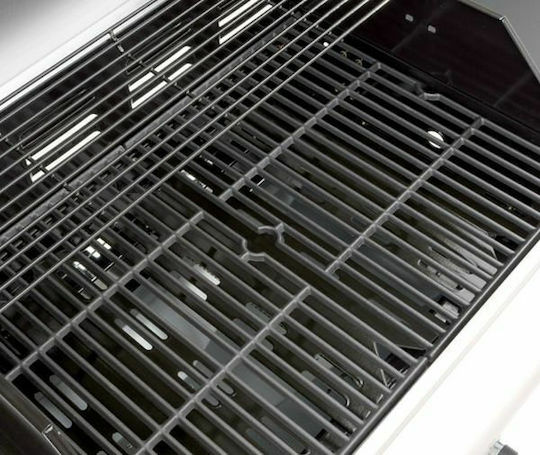 Landmann Triton PTS Ψησταριά Υγραερίου Μαντεμένιας Σχάρας 65x44εκ. με 4 Εστίες 12kW και Πλαϊνό Μάτι 2.8kW