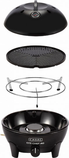 Cadac Citi Chef 40 Portable Gas Grill with 1 pcs 2.7kW