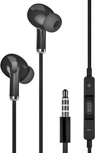 XO EP22 In-Ear Freihändig Kopfhörer mit Stecker 3.5mm Schwarz