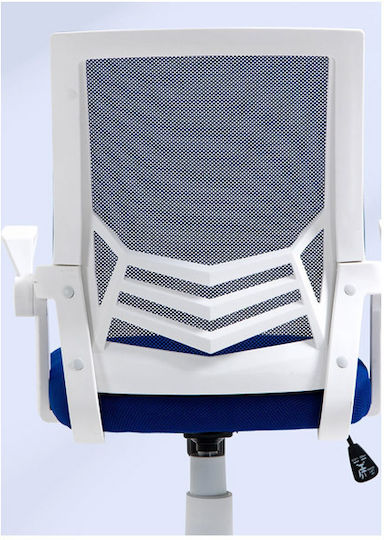 Bürostuhl mit Neigung und Verstellbare Armlehnen Blue Vinsetto
