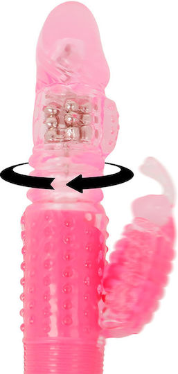 Ohmama Δονητής Rabbit Rotating Function 25.5cm Pink