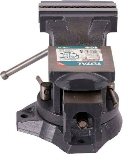 Total Rotating Countertop Vise Made of Cast Iron with Maximum Opening 100mm
