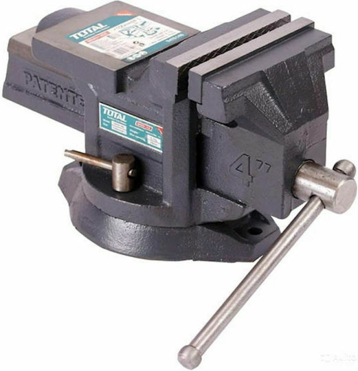 Total Rotating Countertop Vise Made of Cast Iron with Maximum Opening 100mm