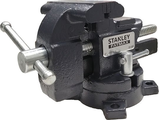 Stanley Rotating Countertop Vise Made of Cast Iron with Maximum Opening 100mm