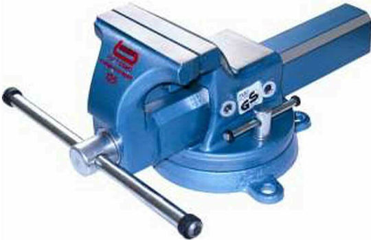 Kanca Fixed Countertop Steel Vise With Maximum Opening 125mm