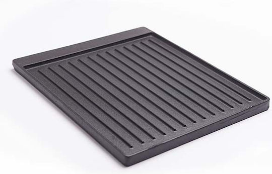 Broil King Monarch Baking Plate Double Sided with Cast Iron Flat & Grill Surface 38x28cm
