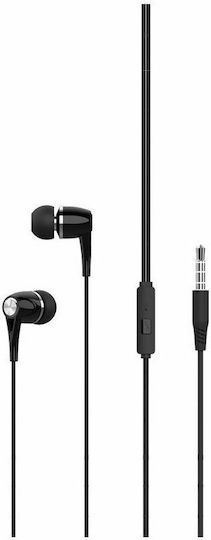 XO EP21 În ureche Handsfree cu Mufă 3.5mm Negru