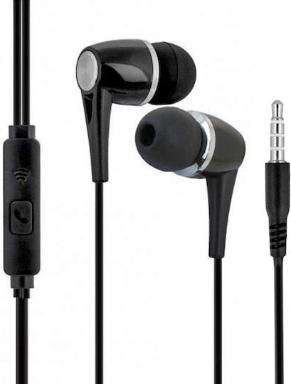 XO EP21 În ureche Handsfree cu Mufă 3.5mm Negru